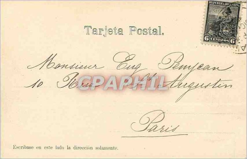 Old Postcard Argentina Buenos Aires Garden Zoologleo