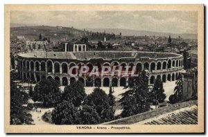 Postcard Old Verona Arena Prospettiva