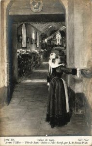 CPA AK Salon de 1909 J. DE SOUZA-PINTO Avant l'Office (706772)