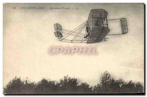 Postcard Old Jet Aviation Airplane Wright