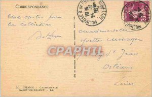 Old Postcard Thann Cathedrale Saint Thiebault