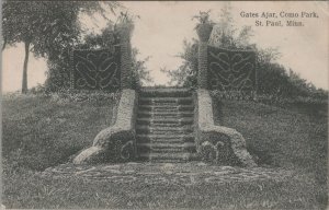 Postcard Gates Ajar Como Park  St Paul MN Minnesota