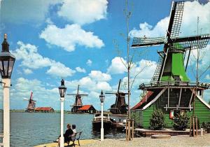 BT1171 zaanstad holland netherlands de zaanse sebans  windmill mill windmolen