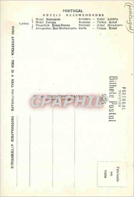 Modern Postcard Portugal metropole hotel