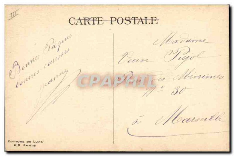 Postcard Old Negro Black Child Easter Tunisia