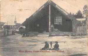 br104509 maori meeting house ohinemutu new zealand