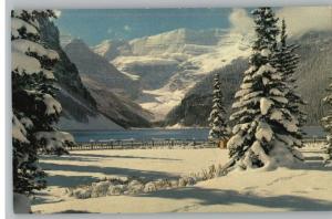 Postcard-Lake Louise During Winter-Banff,AB,Canada