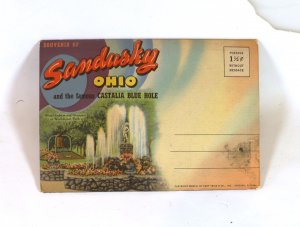 Vintage 1941 Sandusky Ohio Prints Booklet 18 Views 6 X 4