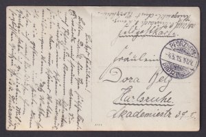 Vinatge postcard GERMANY WWI Patriotic Map