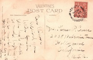 Vintage Postcard 1910's Abbotsford From Southeast Getty Museum Valentine's Pub