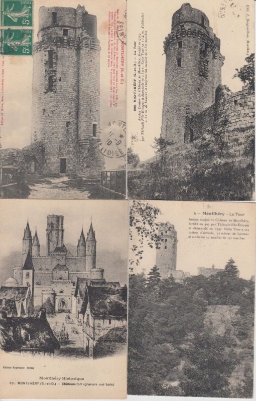MONTLHERY ESSONNE (DEP.91) 200 Postcards pre-1940 (L5950)