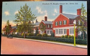 Vintage Postcard 1930-1945 Elizabeth W. Murphy School Inc Dover Delaware (DE)