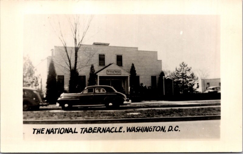 Real Photo Postcard The National Tabernacle in Washington D.C.