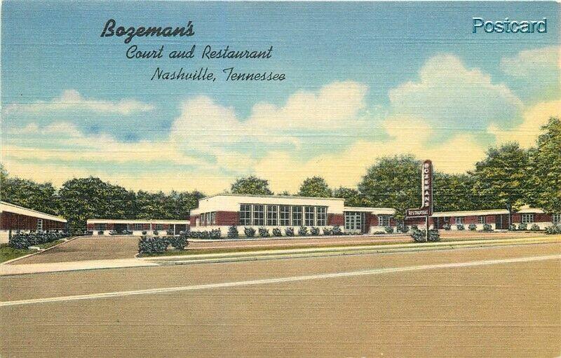 TN, Nashville, Tennessee, Bageman's Court & Restaurant, Curteich No. 8B-H718