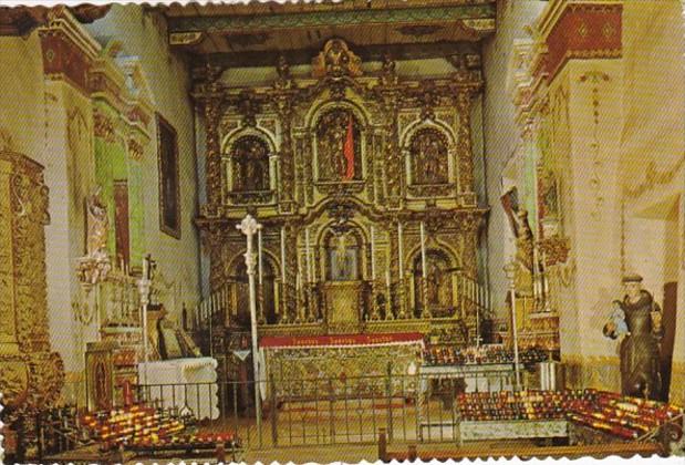 California Altar In Serra Chapel Mission San Juan Capistrano