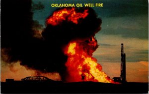 Oklahoma - Wild Oil Well Fire - [OK-014]