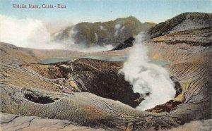 VOLCAN IRAZU VOLCANO COSTA RICA POSTCARD (c. 1910)