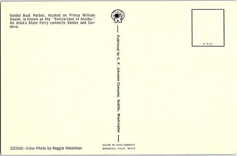 Postcard MOUNTAIN SCENE Switzerland Alaska AK AJ4765