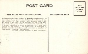 NAZARETH PALESTINE~EARLY HOME OF CHRIST-JESUS GREW TO BOYHOOD POSTCARD