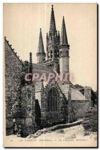 Old Postcard Le Faouet (Morbihan) La Chapelle St Fiacre