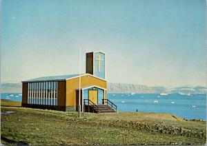 The Church at Thule Kirken Thule Greenland Unused Postcard F6