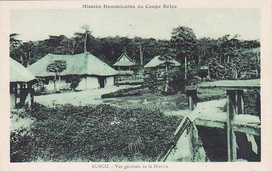 Belgian Congo Rungu Vue generale de la Mission