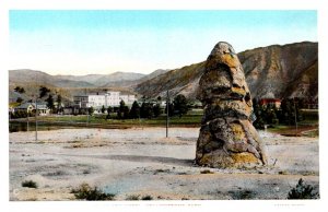 Yellowstone National Park, J.E. Haynes,  Liberty Cap and Mammoth Hotel