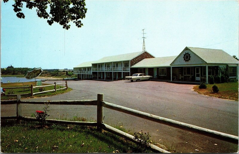 Salt Pond Motel Route 6 Eastham Cape Cod Massachusetts MA Chrome Postcard UNP 