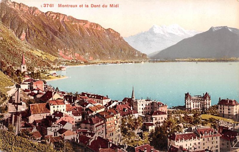 Montreux et la Dent du Midi Switzerland Unused 