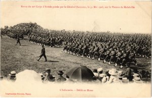 CPA Militaire Nancy - Revue du 20e Corps d'Armée passée par (90735)