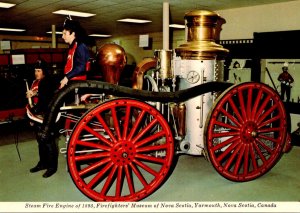 Canada Yarmouth Amoskeag Steam Fire Engine Of 1893 Firefighters' Museum ...