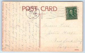 ROANOKE, VA Virginia ~ COMMERCE ST. SCHOOL 1908 Postcard