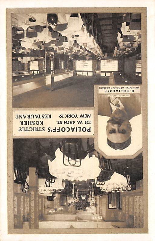 Poliacoffs Kosher Restaurant 121 West 45th St. New York NY USA View Images