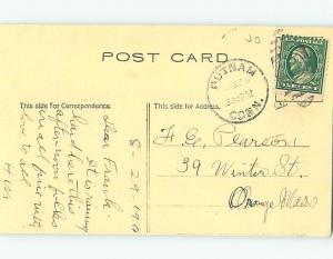 Divided-Back PARK SCENE Putnam - Near Killingly Connecticut CT H3554