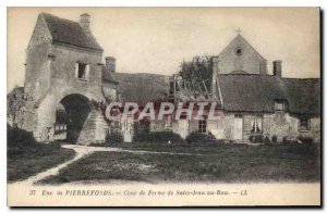 Postcard Old Approx Pierrefonds Court of St. John at Wood Farm