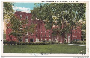 The Queensbury Hotel, Glens Falls, New York, 1910-1920s