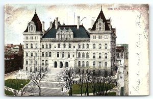 1906 ALBANY NEW YORK NY THE STATE CAPITOL HORSES EARLY UNDIVIDED POSTCARD P2635