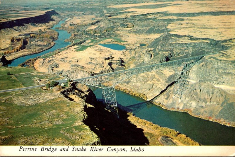 Idaho Perrine Bridge and Snake River Canyon