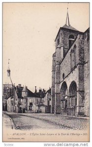 L'Eglise Saint-Lazare Et La Tour De l'Horloge, Avallon (Yonne), France, 1900-...