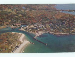 Unused Pre-1980 AERIAL VIEW OF TOWN Kennebunkport Maine ME n2127