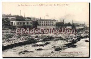 Old Postcard Tarn near Albi Illustrious St Juery Factories and Tarn