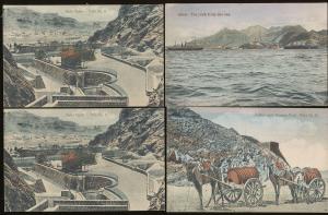 Aden Yemen 8 Fine Color Pre Linen Postcards ca 1910 