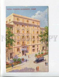 3173435 ITALY ROME ADVERTISING Hotel ALEXANDRA Vintage postcard