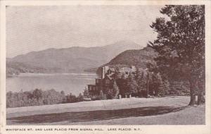 New York Lake Placid Whiteface Mountain & Lake Placid From Signal Hill