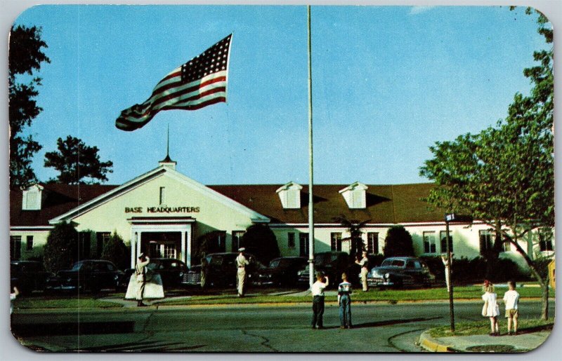 Vtg Montgomery Alabama AL Maxwell Air Force Base Retreat 1950s View Postcard