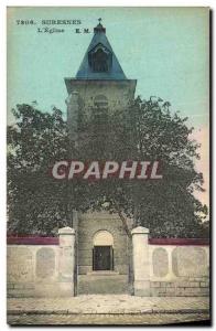 Old Postcard Suresnes The Church