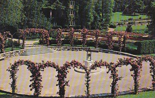 Pennsylvania Kennett Square Longwood Gardens Arches Of American Pillar Roses ...