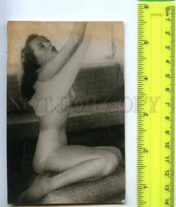 213194 RUSSIA nude girl photo miniature card