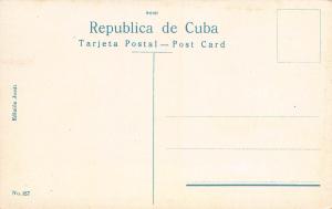 Way Up To Morro Castle, Havana, Cuba, Early Postcard, unused