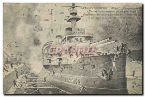 Old Postcard Boat Catastrophe of Jena